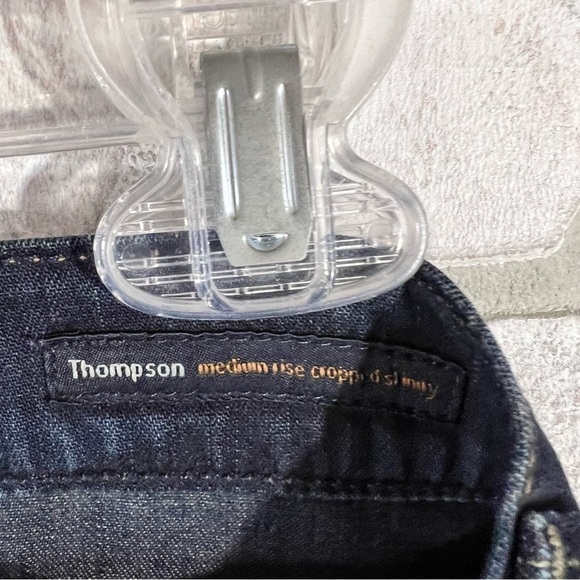 Citizens of Humanity Thompson Medium Rise Cropped Raw Hem Skinny Jeans Size 26 - Picture 10 of 12